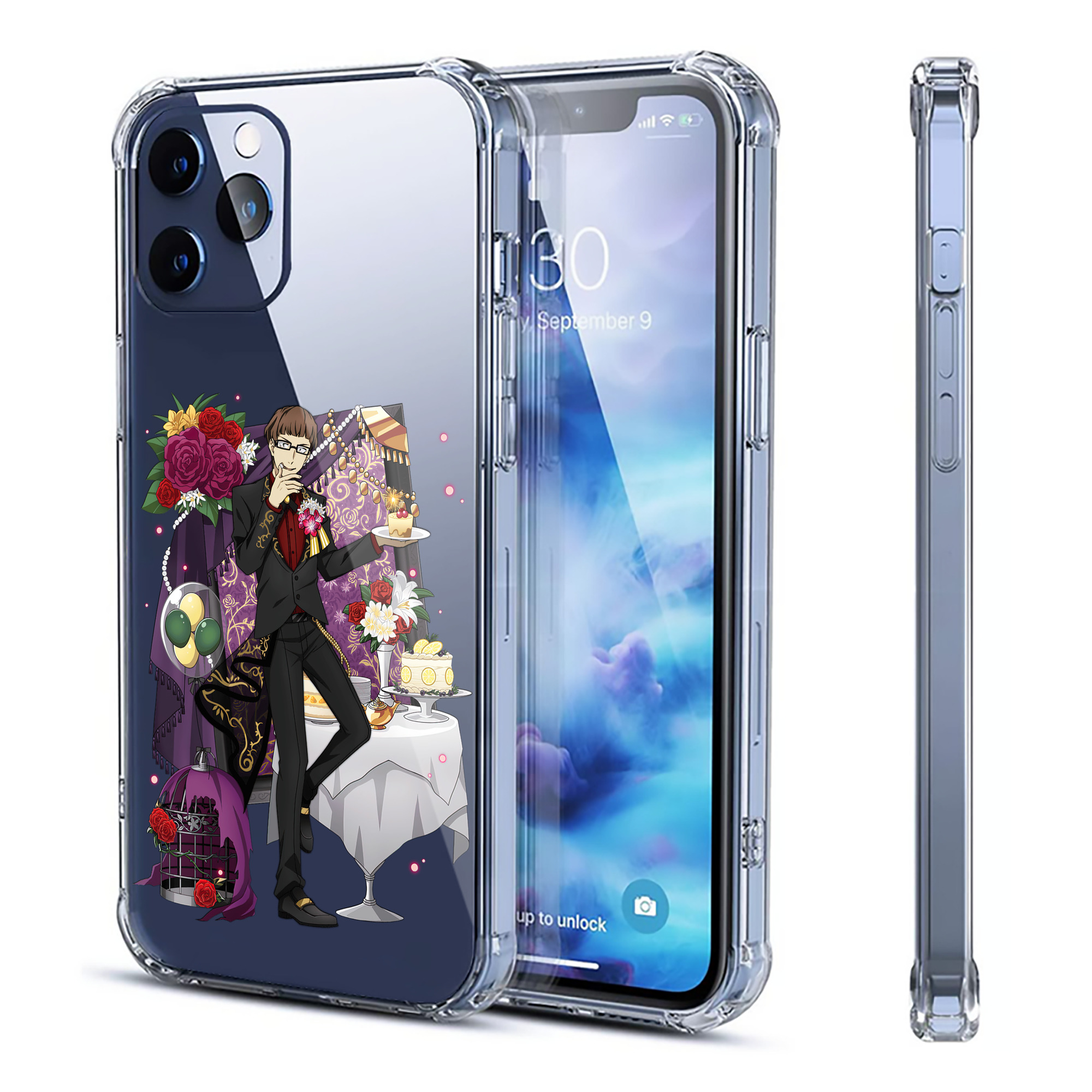 （画像用） 文豪ストレイドッグス Bungo Stray Dogs 【iPhone 12シリーズ対応】透明スマホケース（クリアソフトケース）